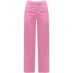 Flared Roze Viscose Stand Studio Chino broeken  in maat XS in de Sale voor Dames 
