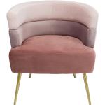 Roze Fluwelen KARE DESIGN Design fauteuils 