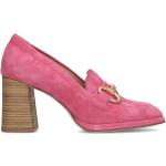 Roze Leren Loafers Blokhakken  in 40 in de Sale voor Dames 