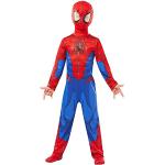 Rubie's Kostuum Spider-Man, Marvel, klassiek, voor kinderen, blauw-rood, maat XL, 9-10 jaar, 140 cm