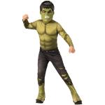 Rubie's Officieel kostuum Hulk, Avengers Endgame, klassiek, kindermaat M, 5-7 jaar, lichaamslengte 132 cm