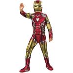 Rubies Iron Man Endgame Klassiek kostuum voor jongens, jumpsuit met print, laarsovertrekken en masker, officieel Marvel voor carnaval, Halloween, verjaardag en Kerstmis