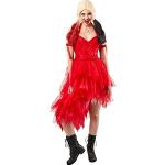 Rubie's 702702_L Harley Quinn SQ2 kostuum rood AD,L
