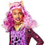 RUBIES - Accessoires voor kinderkostuum Monster High Official - bruine pruik - Clawdeen Wolf - één maat - voor Halloween-kostuum, accessoires voor tieners, meisjes