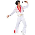 Rubies - Elvis Deluxe AD kostuum wit L (Rubie's Spain I-889050L)