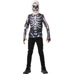 Rubie's Officieel Fortnite Skull Trooper kostuum kit, Gaming Skin, Large (164 cm)