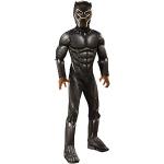 Rubie's Officieel luxe kostuum Black Panther, Avengers, kindermaat L, 8-10 jaar, lichaamslengte 147 cm