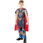 Rubies Officiële Marvel Thor: Love and Thunder Thor klassiek kinderkostuum leeftijd 7-8 jaar