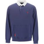 Casual Blauwe Jersey Ralph Lauren Rugby shirts  in maat M in de Sale voor Heren 