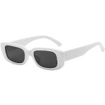 Witte Vierkante zonnebrillen Sustainable voor Dames 