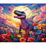 Acryl Dinosaurus Schilderen op nummer 5 - 7 jaar 