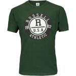 Casual Groene RUSSELL ATHLETIC All over print T-shirts met opdruk  in maat S voor Heren 