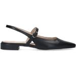 Zwarte Sacha Slingback schoenen  voor de Zomer  in maat 36 met Gespsluiting in de Sale voor Dames 