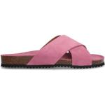 Roze Leren Sacha Platte sandalen  voor de Zomer  in maat 37 in de Sale voor Dames 