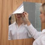 Grijze Houten zelfklevende Spiegels 