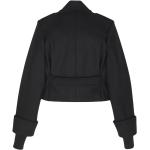 Zwarte Wollen Saint Laurent Paris Military jackets  in maat M voor Dames 