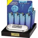 Sale Clipper Micro Metal Blue "Blue Gradient" aansteker edel in geschenkdoos