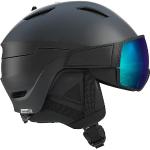 Zwarte Salomon Driver Snowboard helmen  in maat L 59 cm voor Heren 