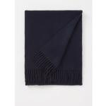 SAMSØE SAMSØE Efin sjaal in kasjmierblend 180 x 50 cm - Donkerblauw