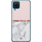Roze Siliconen Casimoda Meme / Theme Unicorn Samsung Galaxy A12 Hoesjes met motief van Eenhoorns 