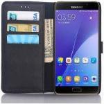 Zwarte samsung Samsung Galaxy A5 hoesjes 2016 type: Wallet Case 