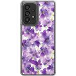 Violet Polycarbonaat Casimoda Bloemen Samsung Galaxy A52 Hoesjes 
