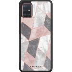 Roze Siliconen Casimoda Samsung Galaxy A71 Hoesjes type: Hardcase 