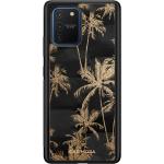 Zwarte Siliconen Casimoda Samsung Galaxy S10 Hoesjes type: Hardcase met motief van Palmboom Sustainable 