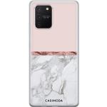 Roze Siliconen Casimoda Meme / Theme Unicorn Samsung Galaxy S10 Hoesjes met motief van Eenhoorns 