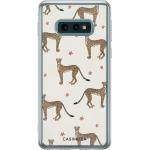 Samsung Galaxy S10e siliconen hoesje - Wild cheetah