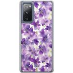Violet Polycarbonaat Casimoda Bloemen Samsung Galaxy S20 Hoesjes 