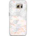 Roze Kunststof Casimoda Slangen print Samsung Galaxy S6 Edge hoesjes 