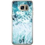 Blauwe Siliconen Casimoda Samsung Galaxy S7 Edge hoesjes 