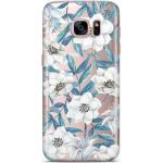 Samsung Galaxy S7 siliconen hoesje - Touch of flowers