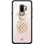 Roze Casimoda Samsung Galaxy S9 Plus Hoesjes type: Hardcase met motief van Ananas 