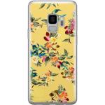 Gele Siliconen Casimoda Bloemen Samsung Galaxy S9 Hoesjes type: Softcase 