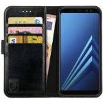 Zwarte samsung Samsung Galaxy A8 hoesjes 2018 type: Flip Case 
