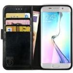Zwarte samsung Samsung Galaxy S6 Edge hoesjes type: Flip Case 
