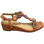 Oranje Alma en Pena Sleehak sandalen Sleehakken  in maat 37 voor Dames 