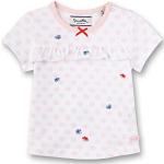 Witte Jersey Sanetta All over print Kinder T-shirts met opdruk  in maat 56 met motief van Vlinder Bio voor Babies 
