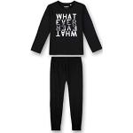 Casual Zwarte Jersey Sanetta Kinderpyjama sets  in maat 128 voor Jongens 