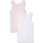 Roze Sanetta Kinder onderhemden  in maat 128 Bio 2 stuks voor Meisjes 