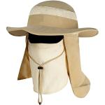 Kaki Bucket hats  voor de Zomer met motief van Vis Sustainable voor Heren 