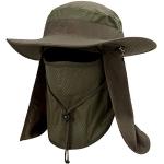 Leger Groene Bucket hats  voor de Zomer met motief van Vis Sustainable voor Heren 