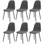Scandinavische Grijze Lounge fauteuils 6 stuks Sustainable 