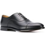 Kantoor Zwarte Kalfsleren Oxford schoenen  in maat 42,5 met Vetersluitingen voor Heren 