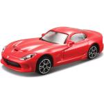 Rode Metalen Bburago Dodge Viper Speelgoedauto's voor Kinderen 