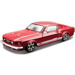 Rode Metalen Bburago Ford Mustang Speelgoedauto's voor Kinderen 
