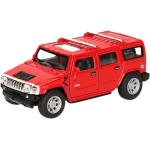 Schaalmodel Hummer H2 SUV rood 12,5 cm