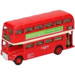 Rode Metalen Goki Vervoer Speelgoedauto's met motief van Londen voor Kinderen 